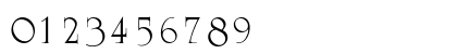 London Regular Numeric Preview