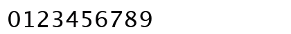 Lucida Sans Regular Numeric Preview