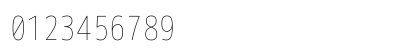 M+ 1mn thin Regular Numeric Preview