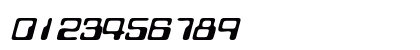 MagneticCardWide Italic Numeric Preview