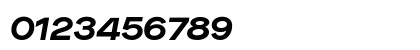 Maison Neue Exp Bold Italic Numeric Preview