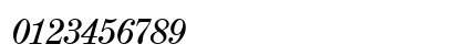 MapType Italic Numeric Preview