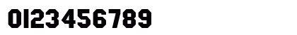 Masheen Bold Numeric Preview