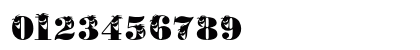 MaskedMenace Regular Numeric Preview