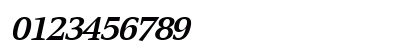 Mature BoldItalic Numeric Preview