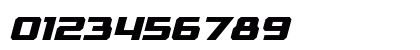Mechfire Italic Numeric Preview