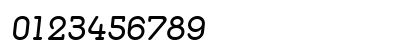 Media-Serial RegularItalic Numeric Preview