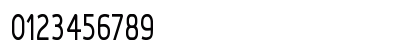 Megi Sans Narrow Regular Numeric Preview