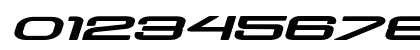 Mercuron Extra-expanded Italic Preview