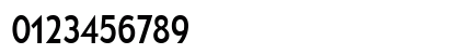 Mesmerize SemiCondensed Numeric Preview