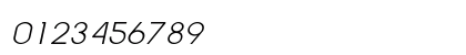 Metro Bold Italic Numeric Preview