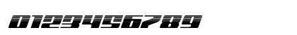 Michigan Halftone Italic Italic Numeric Preview