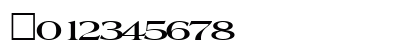 MideEastFont Regular Numeric Preview