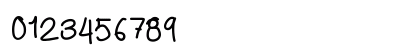 MiloScript Medium Numeric Preview