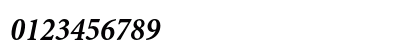 Minion Bold Condensed Italic Preview
