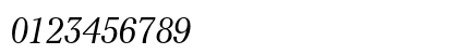 Modern 880 Italic Numeric Preview