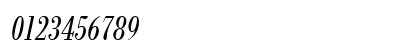 ModernBodoniCond RegularItalic Preview