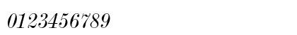 Monotype Modern Condensed Italic Preview