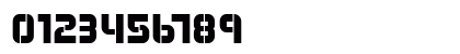 Modsten Bold Numeric Preview