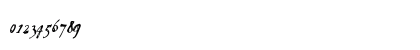 Moeflon Italic Numeric Preview