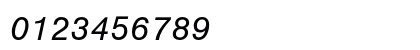 Monospace 821 Italic Preview