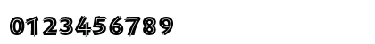 Montara Bold Initials Numeric Preview