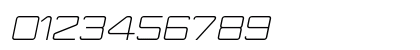 Move-X Light Italic Numeric Preview