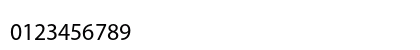 Myriad Arabic Regular Numeric Preview
