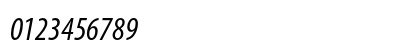 Myriad Pro Cond Italic Preview