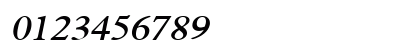 Nadine Italic Numeric Preview