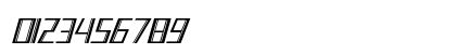 Nadoor Italic Numeric Preview