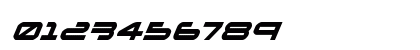 New Mars Italic Numeric Preview