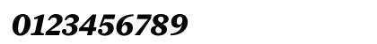 New York Small Heavy Italic Numeric Preview