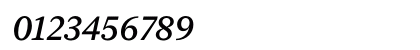 New York Small Medium Italic Numeric Preview