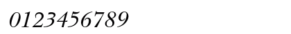 ITC New Baskerville Std Italic Preview