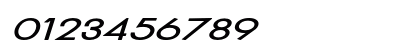 New Binginham Extra-expanded Italic Numeric Preview