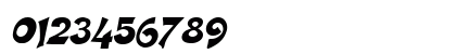 Newel Oblique Numeric Preview
