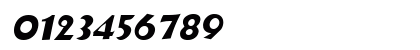 Newell kursiv Numeric Preview