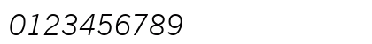 NewsGoth Lt BT Light Italic Preview