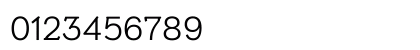 Niramit Light Numeric Preview