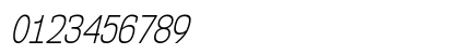 NK57 Monospace Condensed Light Italic Numeric Preview