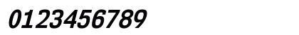 NK57 Monospace Semi-Condensed Bold Italic Numeric Preview