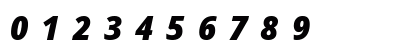NotoSansDisplay Nerd Font Mono Italic Numeric Preview