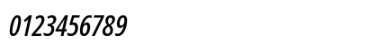 Noto Sans Disp ExtCond Med Italic Numeric Preview