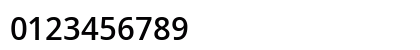 NotoSansDisplay Nerd Font Regular Numeric Preview
