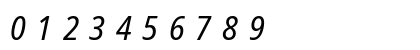 NotoSansDisplay Nerd Font Mono Italic Preview