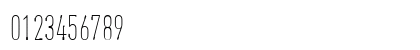 Oaxaque￿all Tall Condensed Numeric Preview