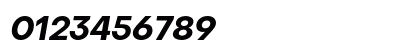 Object Sans Bold Italic Numeric Preview