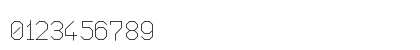Octagonal Light Regular Numeric Preview
