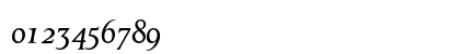 Octavian MT Italic Oldstyle Figures Preview
